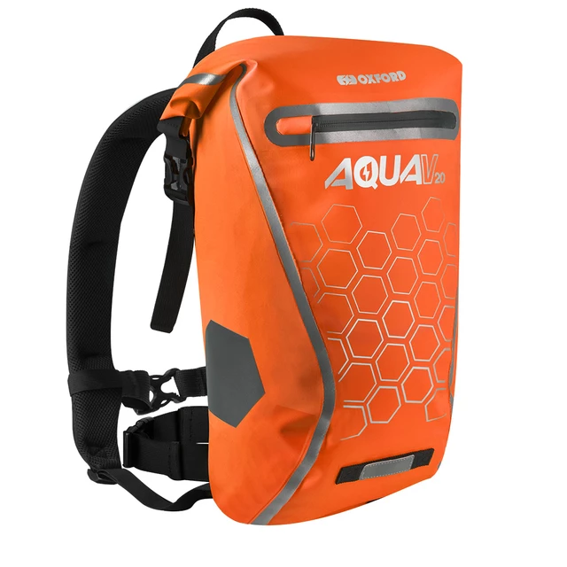 Oxford Aqua V20 Backpack Wasserdichter Rucksack 20l - fluo gelb - orange