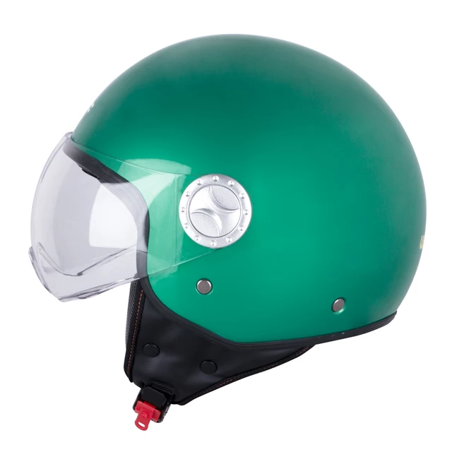 W-TEC FS-701G Retro Green Helm für den Motorroller
