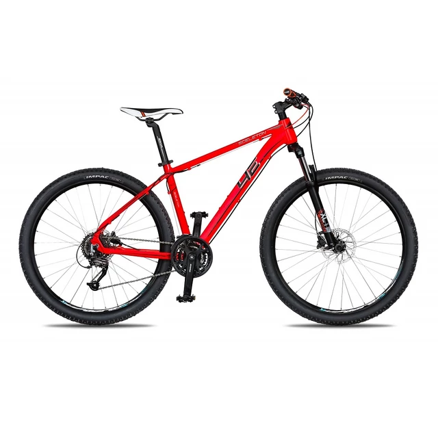 Horský bicykel 4EVER Sceleton 27,5" - model 2018 - červená