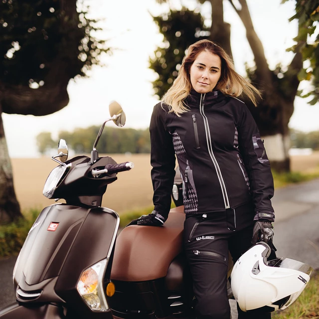 Női softshell motoros nadrág W-TEC Tabmara - fekete