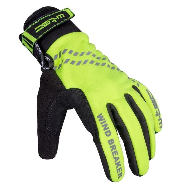 Winter Cycling/Running Gloves W-TEC Trulant B-6013 - Yellow