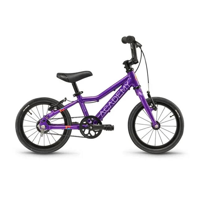 Detský bicykel Academy Grade 2 Belt 14" - fialová
