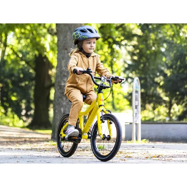 Detský bicykel Academy Grade 3 Belt 16" - fialová