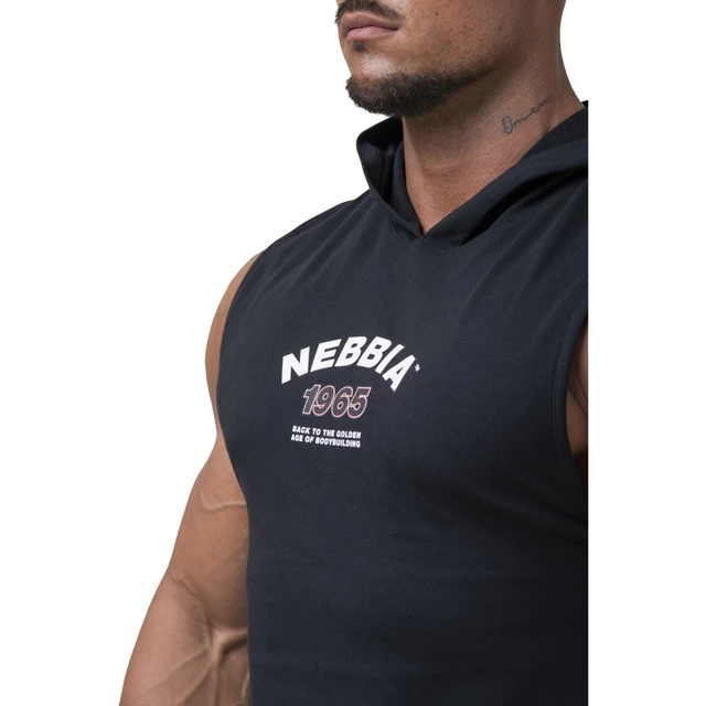 Męska koszulka z kapturem Nebbia Legend-Approved 191 - Szary