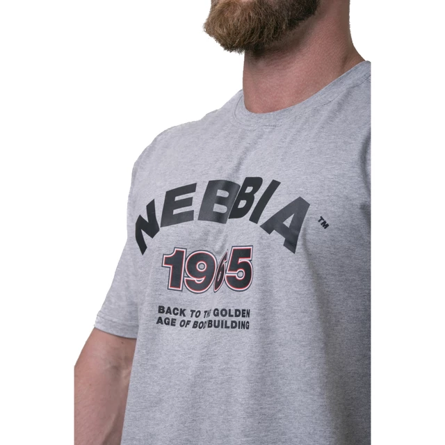 Pánské tričko Nebbia Golden Era 192 - White