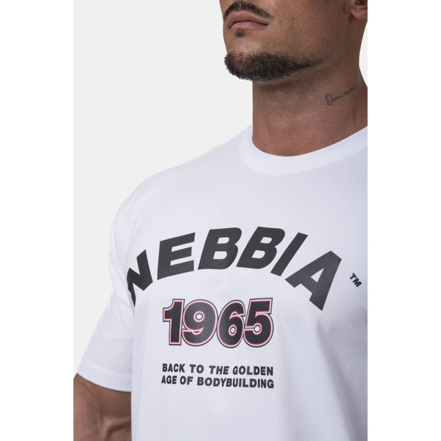 Pánske tričko Nebbia Golden Era 192 - Light Grey