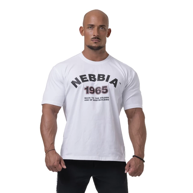 Men’s T-Shirt Nebbia Golden Era 192 - White - White