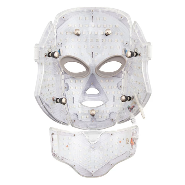 Ošetřující LED maska na obličej a krk inSPORTline Hilmana
