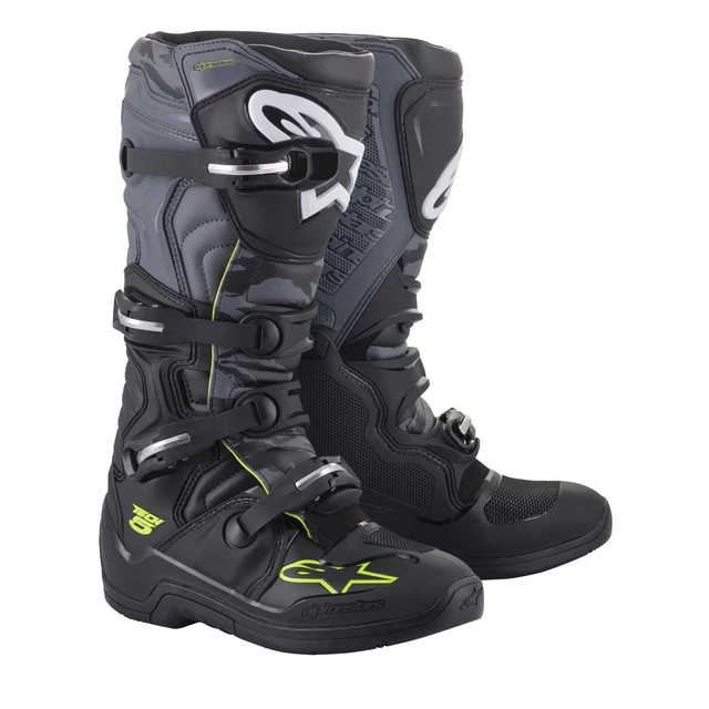 Motorcycle Boots Alpinestars Tech 5 Black/Gray/Fluo Yellow - Black/Grey/Fluo Yellow - Black/Grey/Fluo Yellow