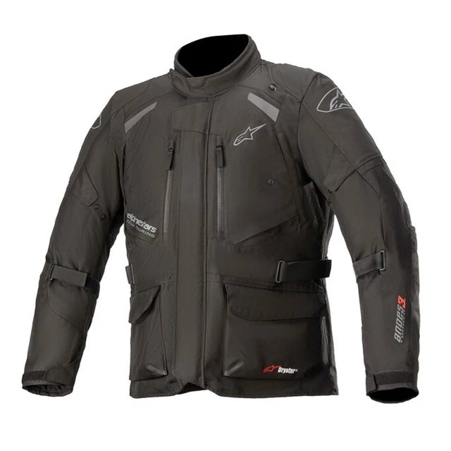 Motorcycle Jacket Alpinestars Andes Drystar Black 2022 - Black - Black
