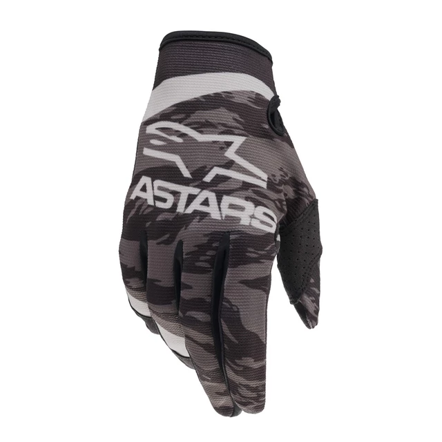 Motokrosové rukavice Alpinestars Radar černá/šedá - černá/šedá