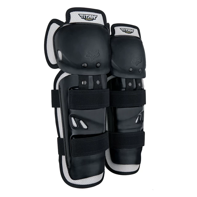 Detské chrániče kolien a holení FOX Yth Titan Sport OS Black MX22