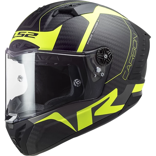 Motorcycle Helmet LS2 FF805 Thunder C Racing 1 - Matt Fluo Yellow - Matt Fluo Yellow
