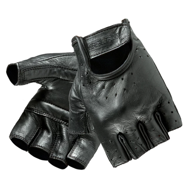 Motorcycle Gloves Ozone Rascal - Black - Black