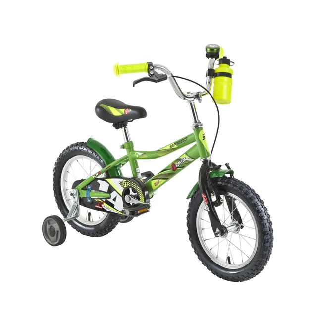 DHS Speed 1401 14" - Kinderfahrrad - Modell 2017 - Blau - Grün