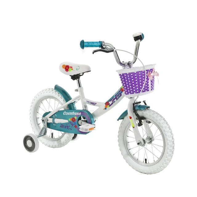 Kinderfahrrad DHS Countess 1402 14" - Modell 2016 - Weiss