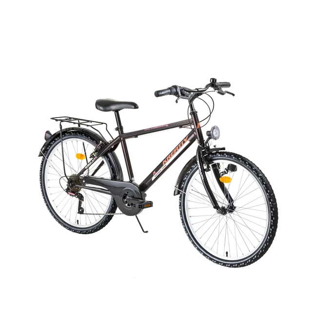 Rower młodzieżowy Kreativ 2413 24" - model 2016 - Czarno-pomarańczowy
