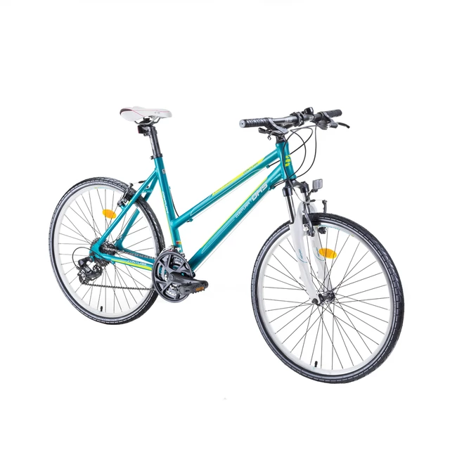 Női cross kerékpár DHS Contura 2666 26" - modell 2016 - smaragdzöld