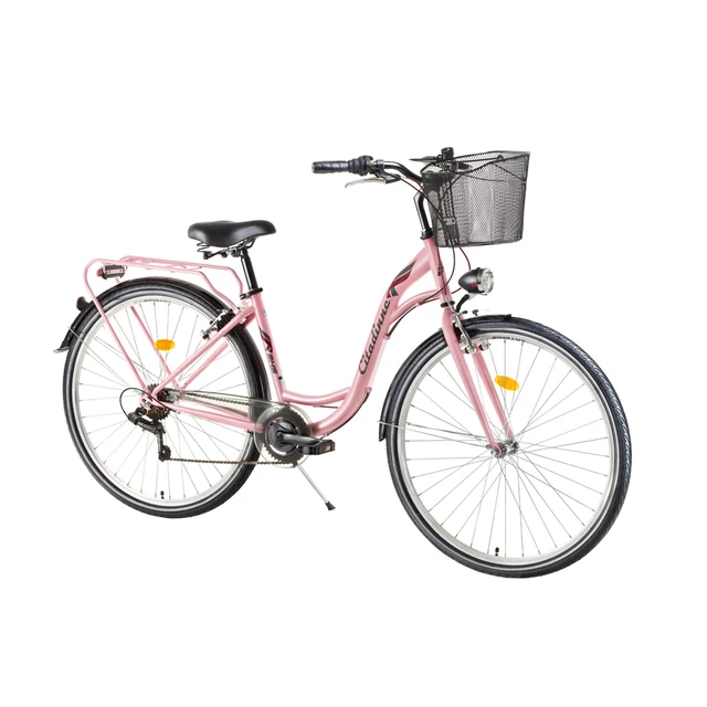 Rower miejski DHS Citadinne 2834 28 "- model 2017 - Różowy