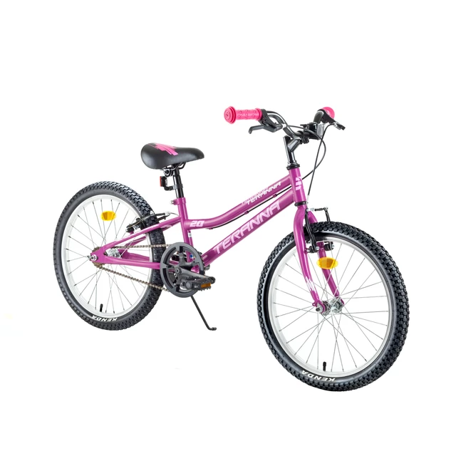 Rower dziecięcy DHS Teranna 2004 20" - model 2018 - Różowy