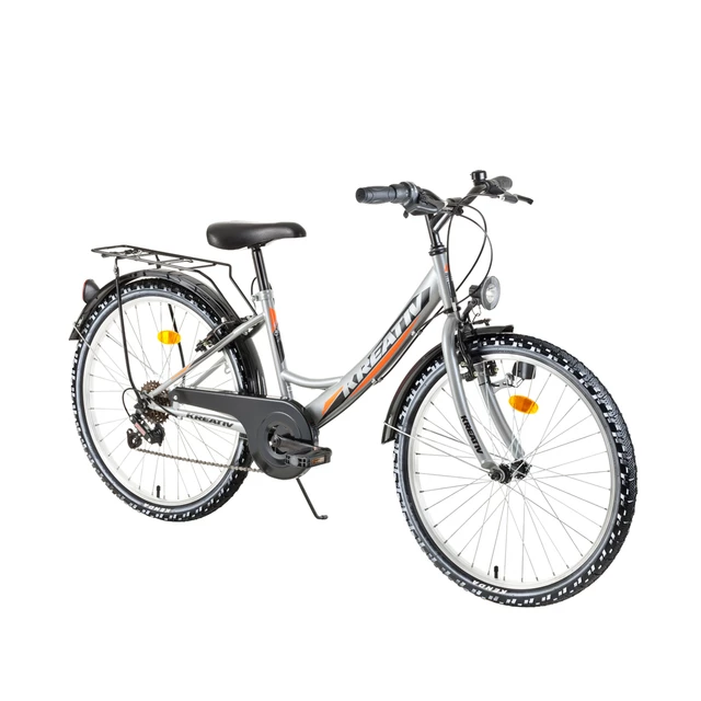 Junior kerékpár Kreativ 2414 24" - modell 2018 - szürke