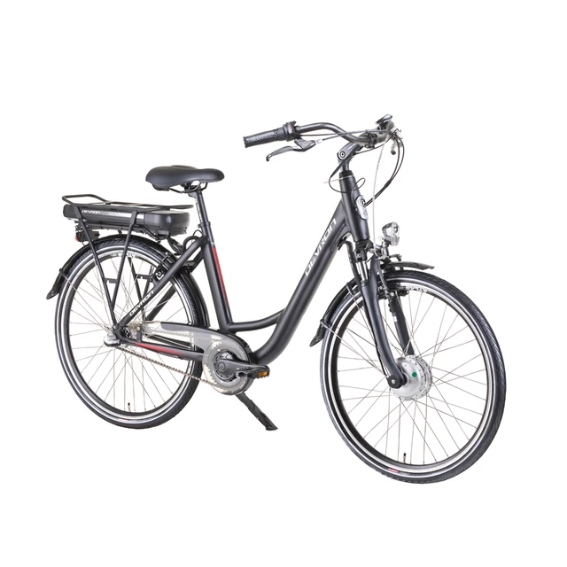 Városi elektromos kerékpár 26120 26" - modell 2018 - Fekete Matt - Fekete Matt