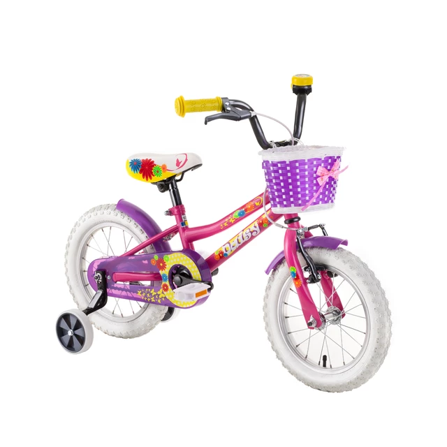 Rower dla dzieci DHS Daisy 1402 14" 4.0 - Różowy