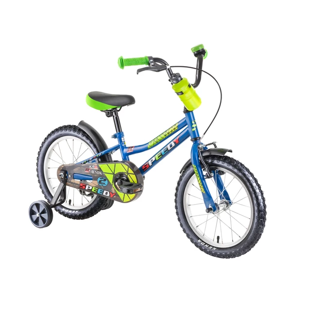 Rower dziecięcy DHS Speedy 1601 16" 4.0 - Niebieski