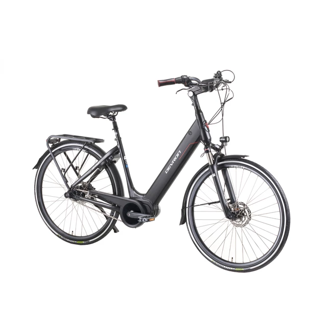 Miejski rower elektryczny Devron 28426 28" 4.0 - Czarny