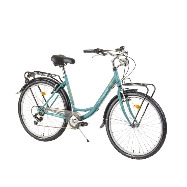 DHS Citadinne 2634 26" Cityrad - Modell 2022 - grau/blau - Turquoise