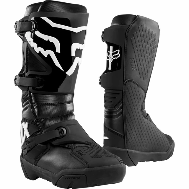 Motokrosové topánky FOX Comp X Black - čierna - čierna