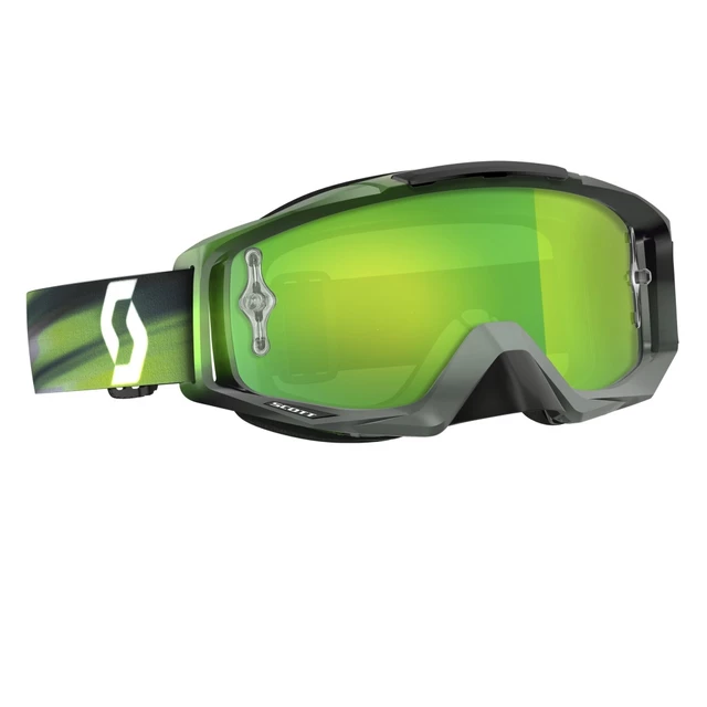 Moto brýle SCOTT Tyrant - speed grey-green-green chrome