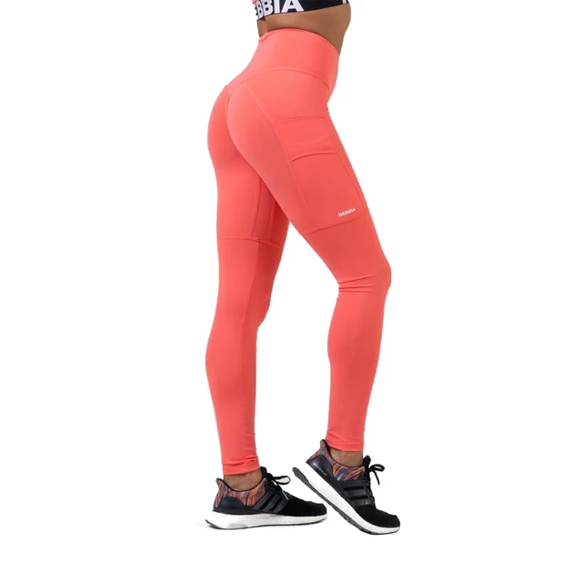Női leggings Nebbia High Waist Fit&Smart 505 - Őszibarack - Őszibarack