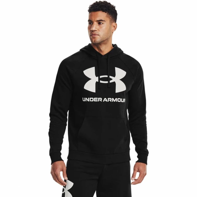 Men’s Hoodie Under Armour Rival Fleece Big Logo HD - Black