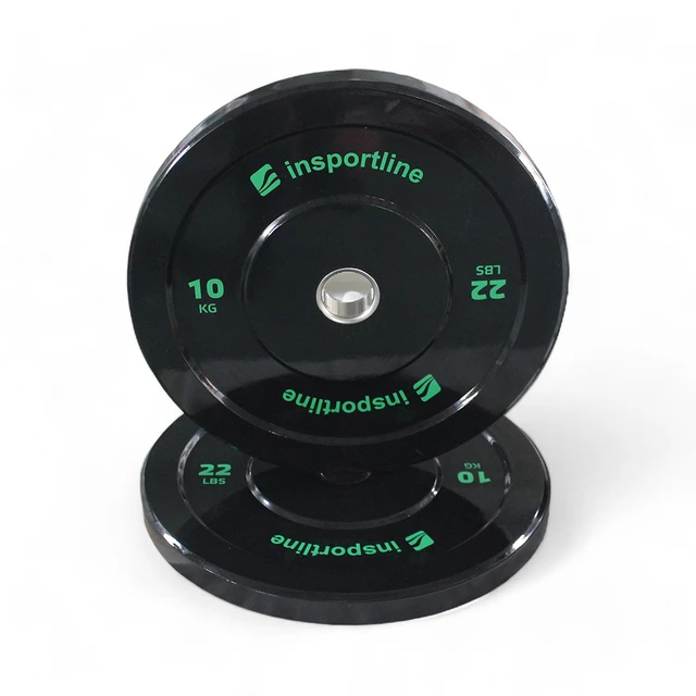 Gummischeibe inSPORTline Bumper Plate Lite 10 kg 50 mm