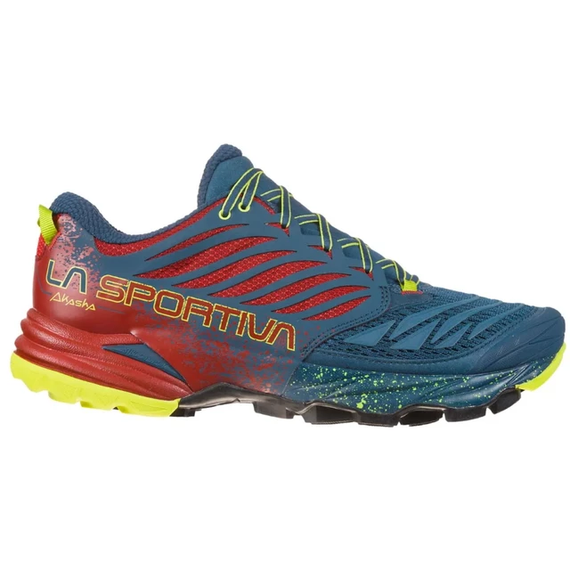 La Sportiva Akasha Herren Trailschuhe - Tropic Blue/Cardinal Red