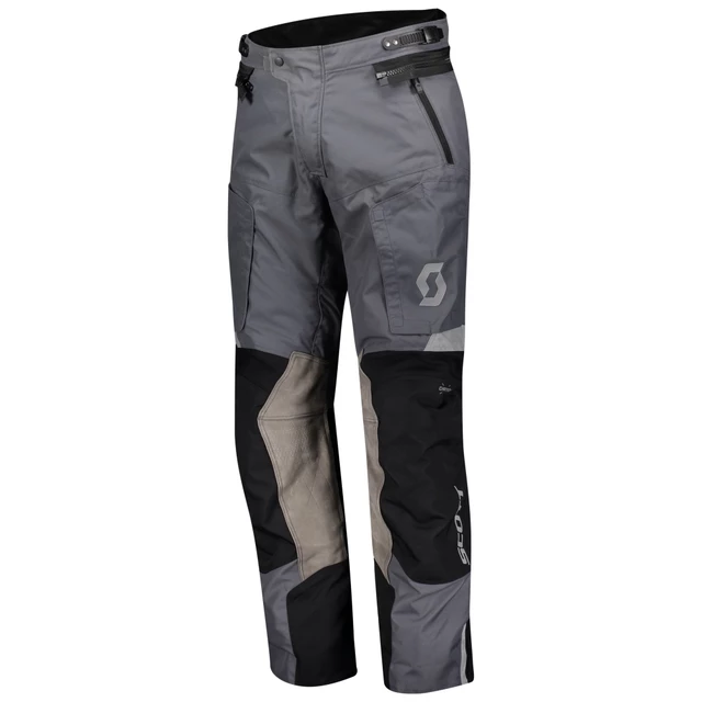 Motorcycle Pants SCOTT Dualraid Dryo - Black/Iron Grey - Black/Iron Grey