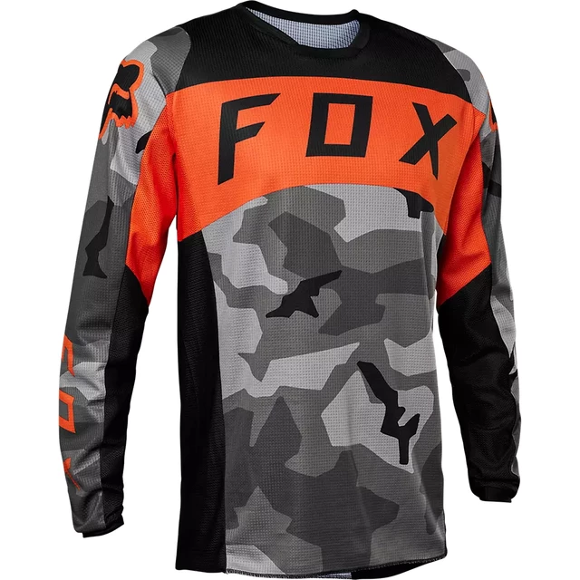 Motocross felső FOX 180 Bnkr Jersey Grey Camo - Szürke Terepszínű - Szürke Terepszínű