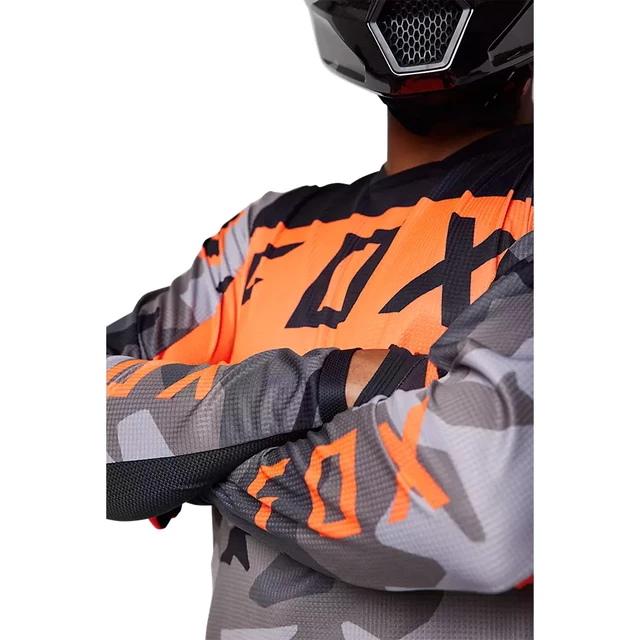 Motocross Jersey FOX 180 Bnkr Jersey Grey Camo