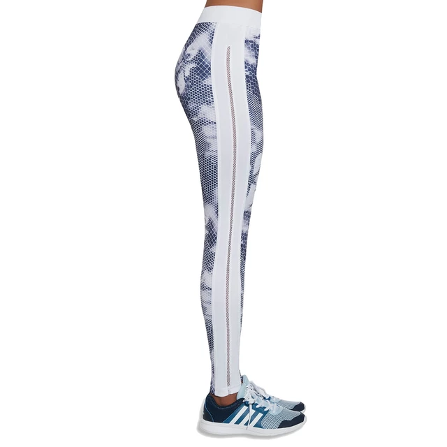 Women’s Sports Leggings BAS BLACK Code - White-Blue