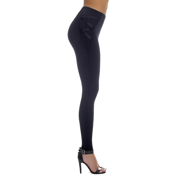 Women's Push-Up Leggings BAS BLEU Perrie Black - inSPORTline