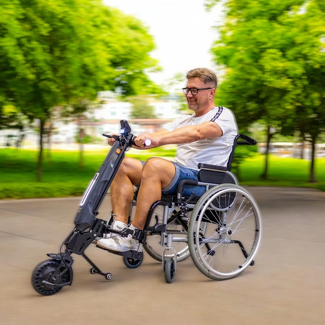 Prídavný elektrický pohon pre invalidné vozíky inSPORTline Oppatia