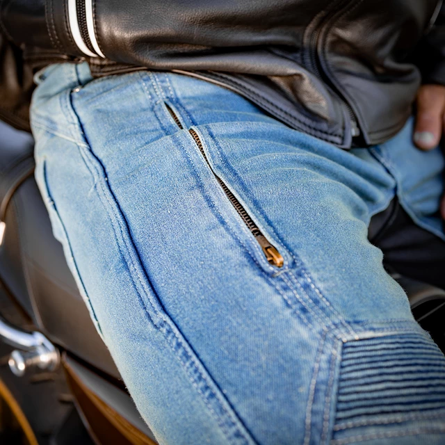 Pánske moto jeansy BOS Mazda - blue