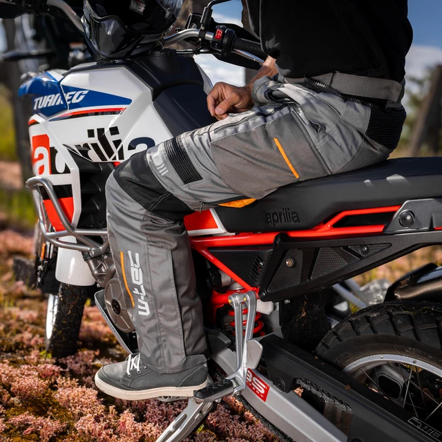 Motorcycle Pants W-TEC Smackton - Grey Orange