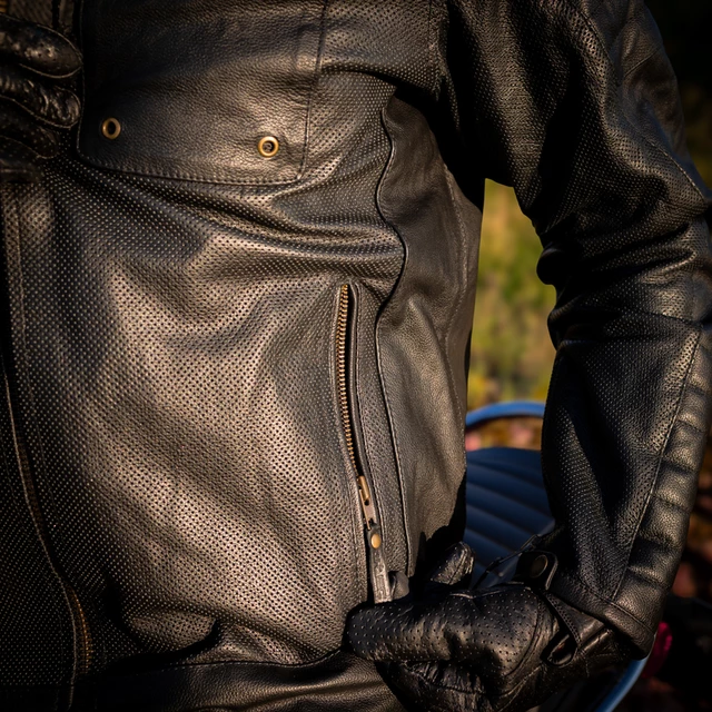 Summer leather moto jacket W-TEC Gradac