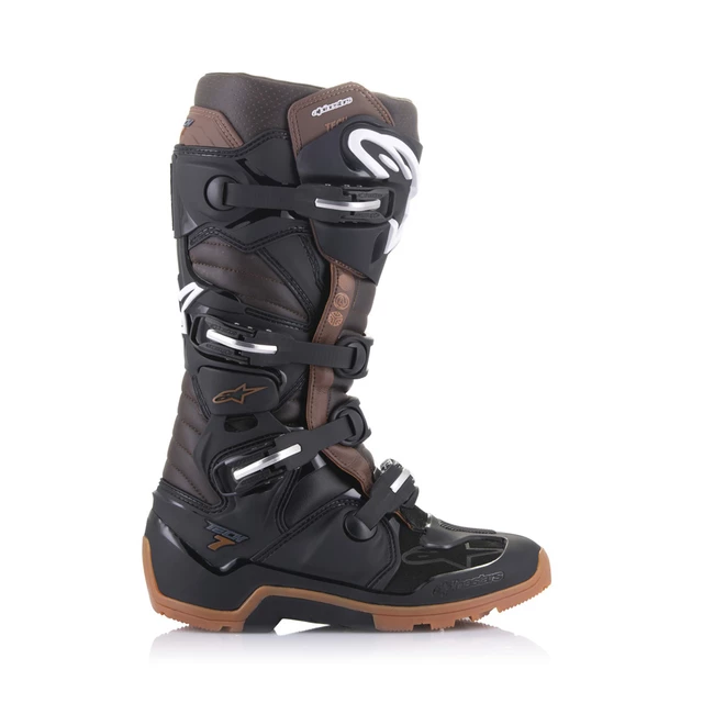 Motorcycle Boots Alpinestars Tech 7 Enduro Drystar Black/Dark Brown 2022