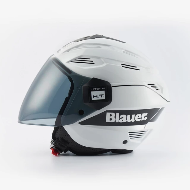 Moto prilba Blauer Brat White/Black - inSPORTline