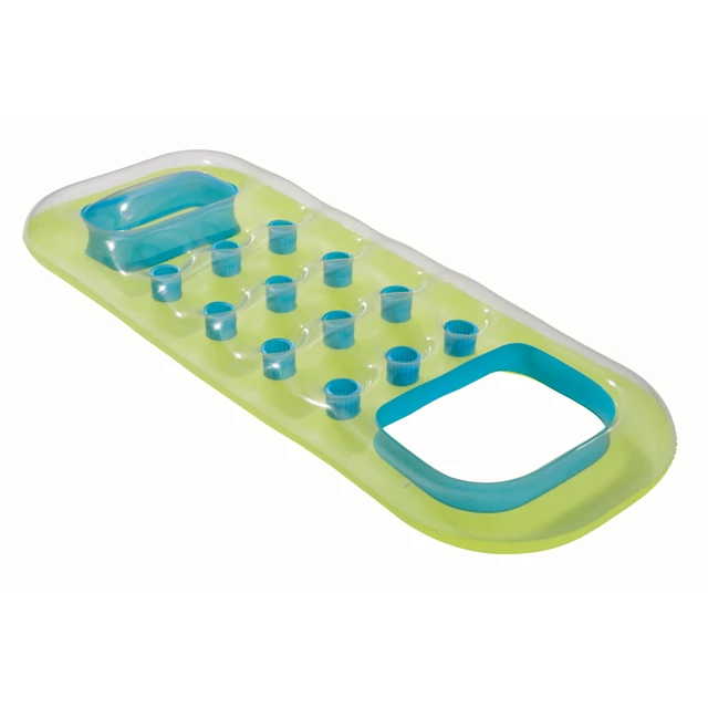 Gumimatrac Bestway Open Pool Float nyílással a lábnak 43110 - rózsaszín - zöld