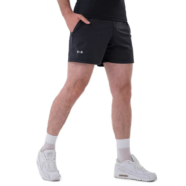 Men’s Activewear Shorts Nebbia “Airy” 317 - Black - Black