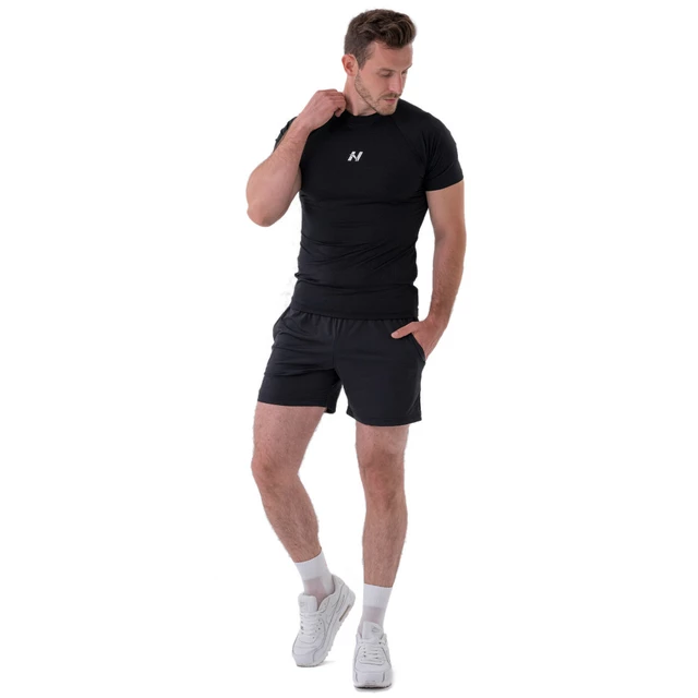 Men’s Activewear Shorts Nebbia “Airy” 317 - Black